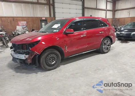 2020 Acura Mdx Awd from USA, damaged, VIN NY75076